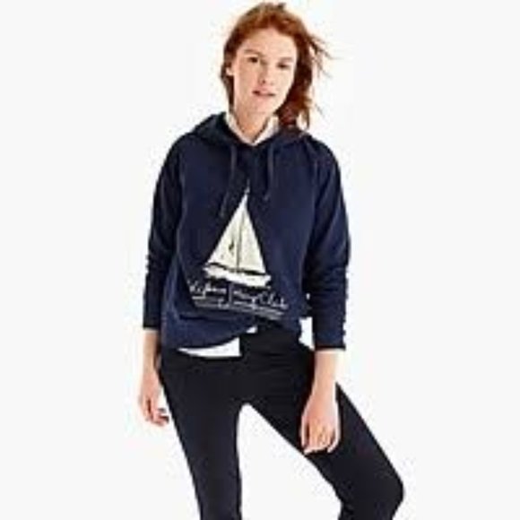 Vintage California Sailing Club Hoodie Sweatshirt - Picture 7 of 8